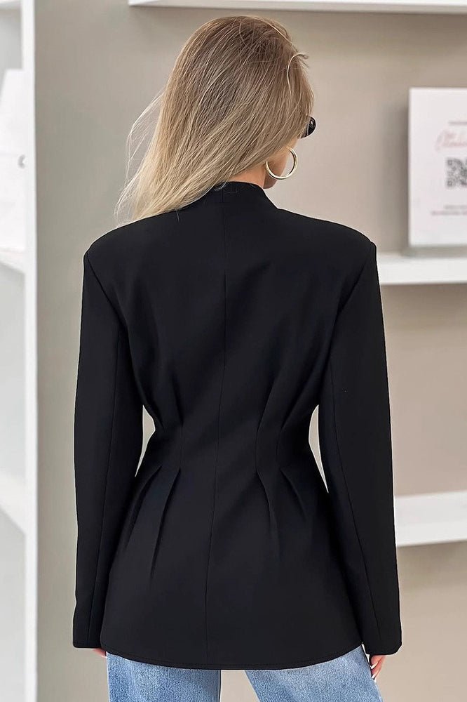 Margarita blazer met plooien