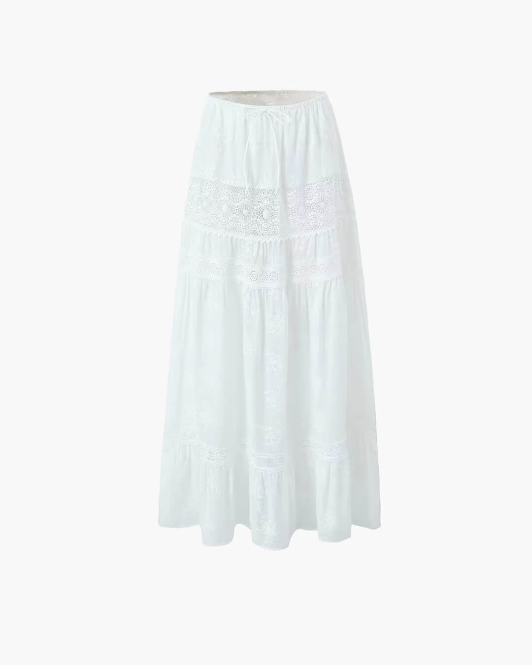 Conjunto bohemio de top corto y falda larga Margot