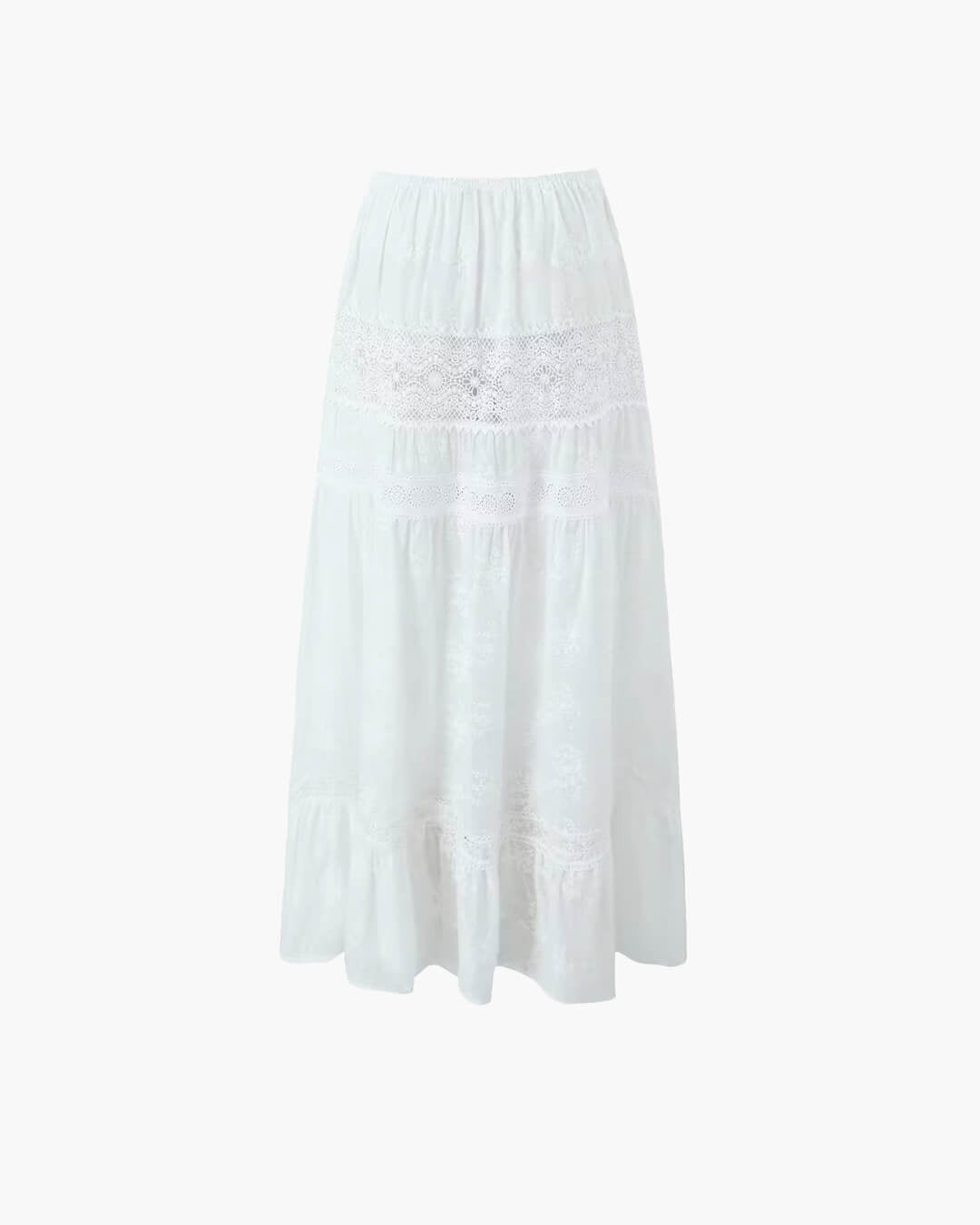 Conjunto bohemio de top corto y falda larga Margot