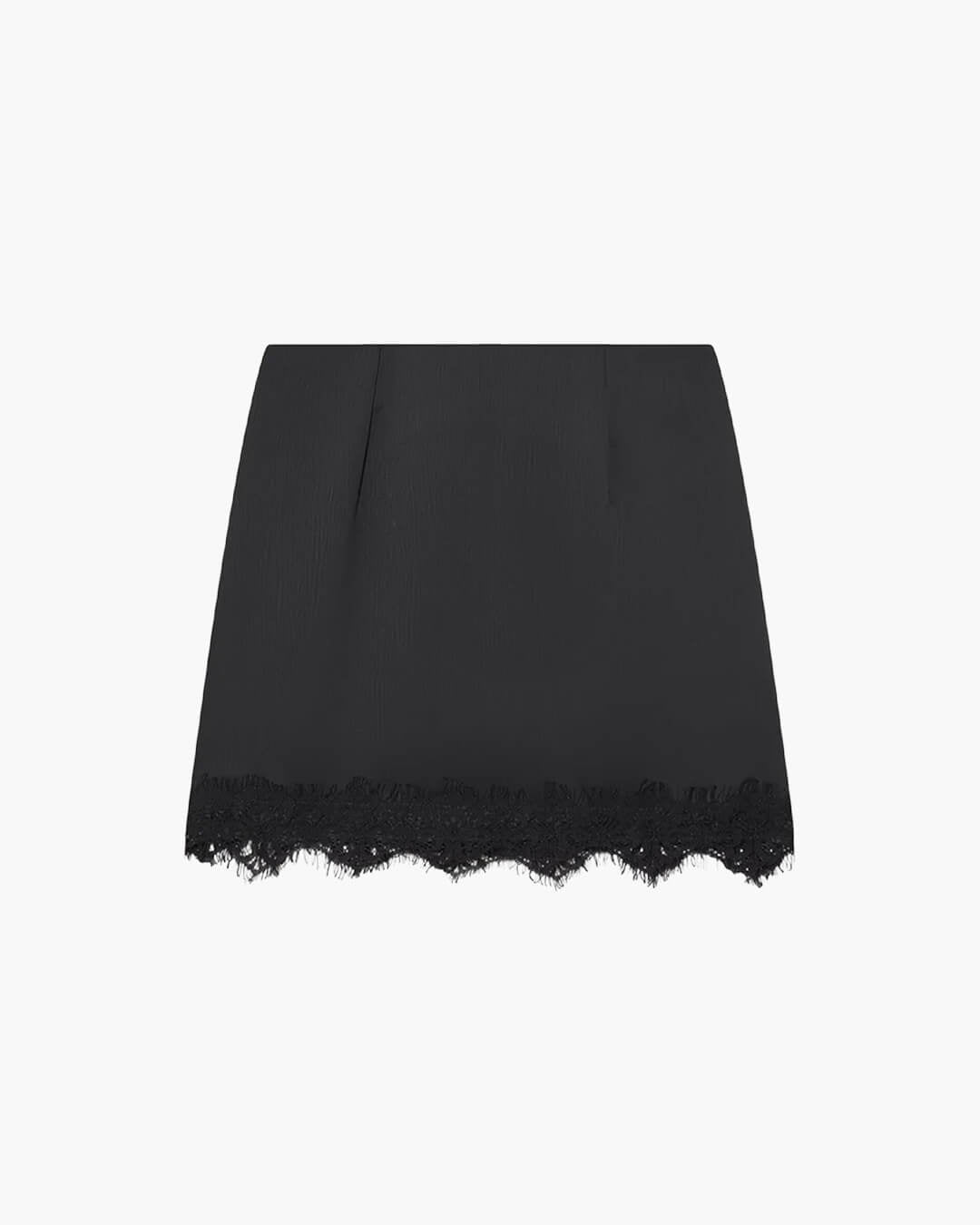 Marian Spitzenminirock mit hoher Taille