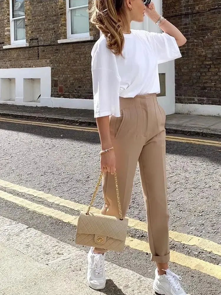 Sofia High Waist Pencil Pants