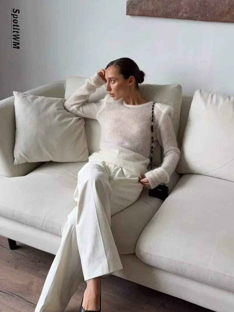 Maricar skir pullover med smal passform