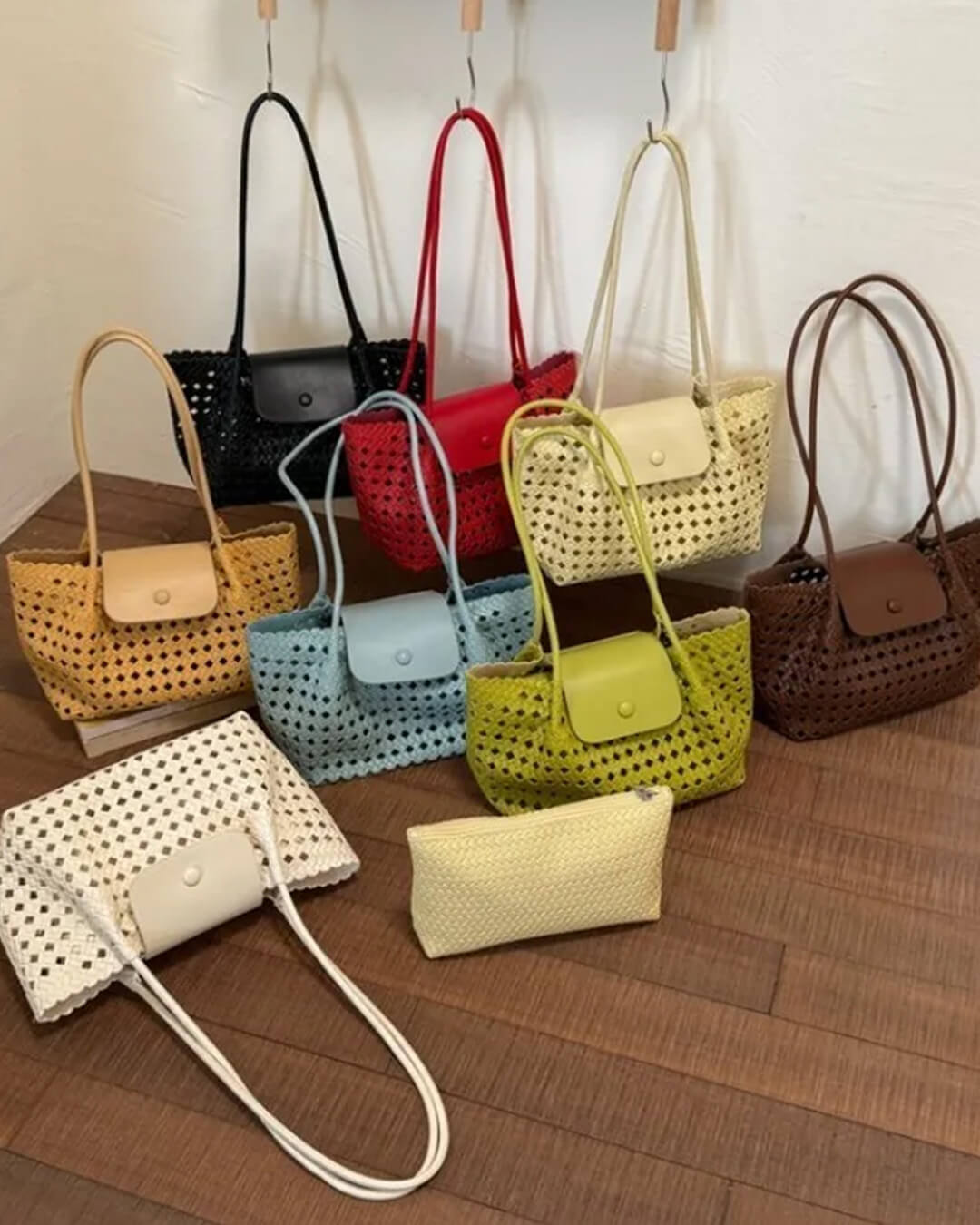 Sac bandoulière embossé Marina