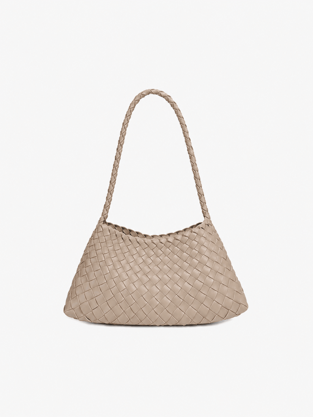 Marissa Vegan Leather Woven Bag Small
