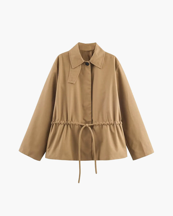 Minerva Jacke mit Schnürung und Kordelzug