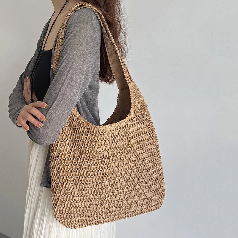 Miranda Woven Straw Tote