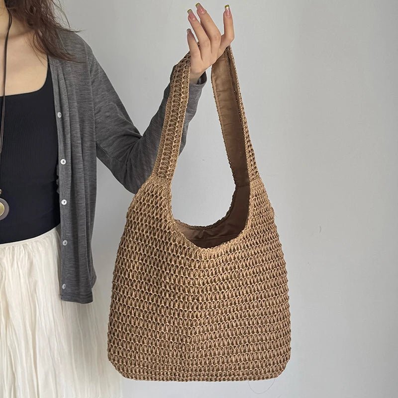Miranda Woven Straw Tote
