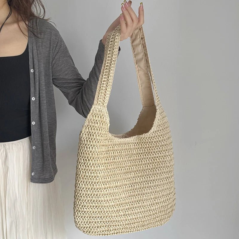 Miranda Woven Straw Tote