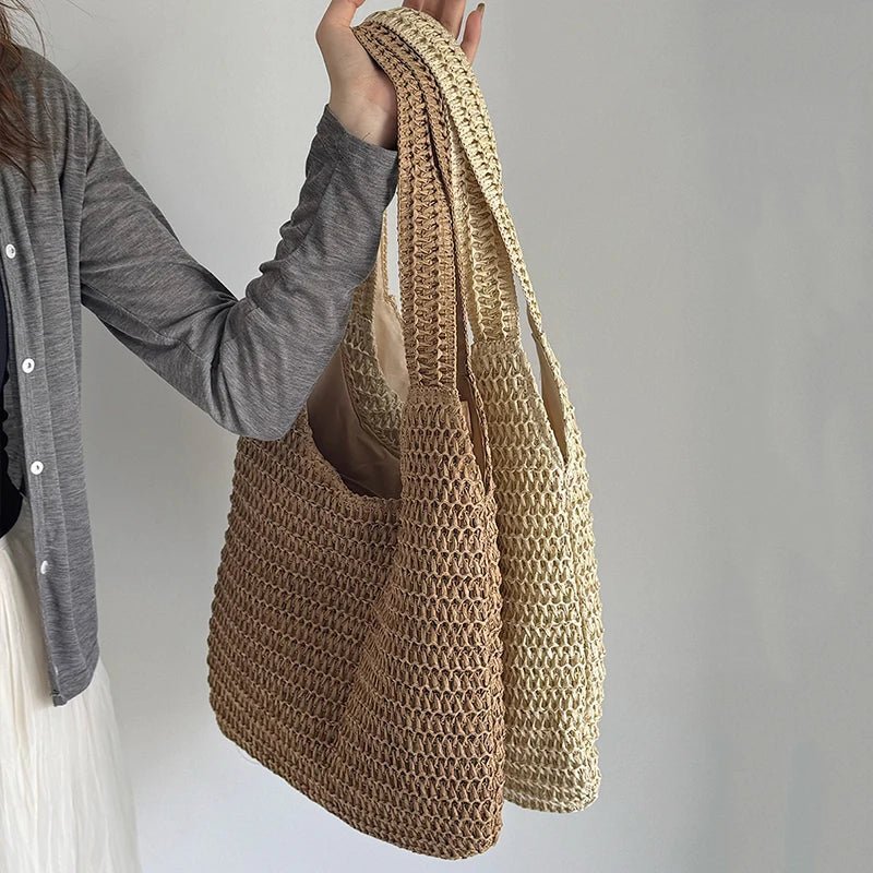 Miranda Woven Straw Tote