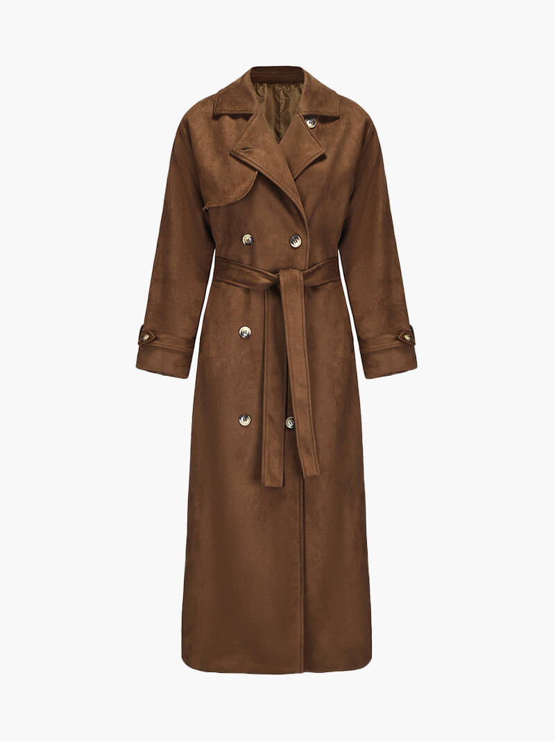 Mollys trenchcoat i konstmocka