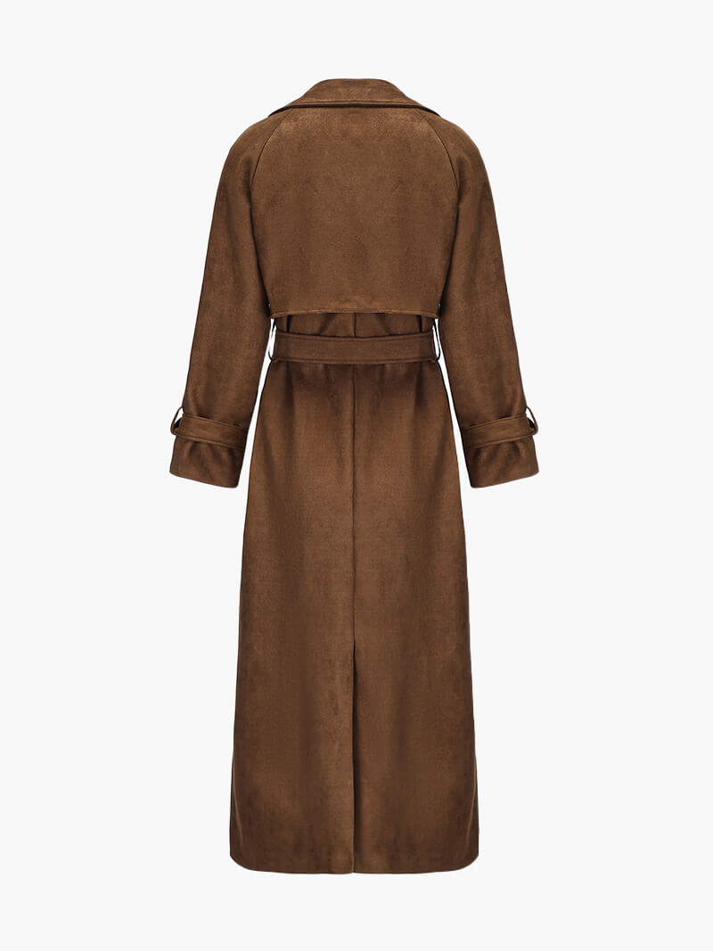 Mollys trenchcoat i konstmocka