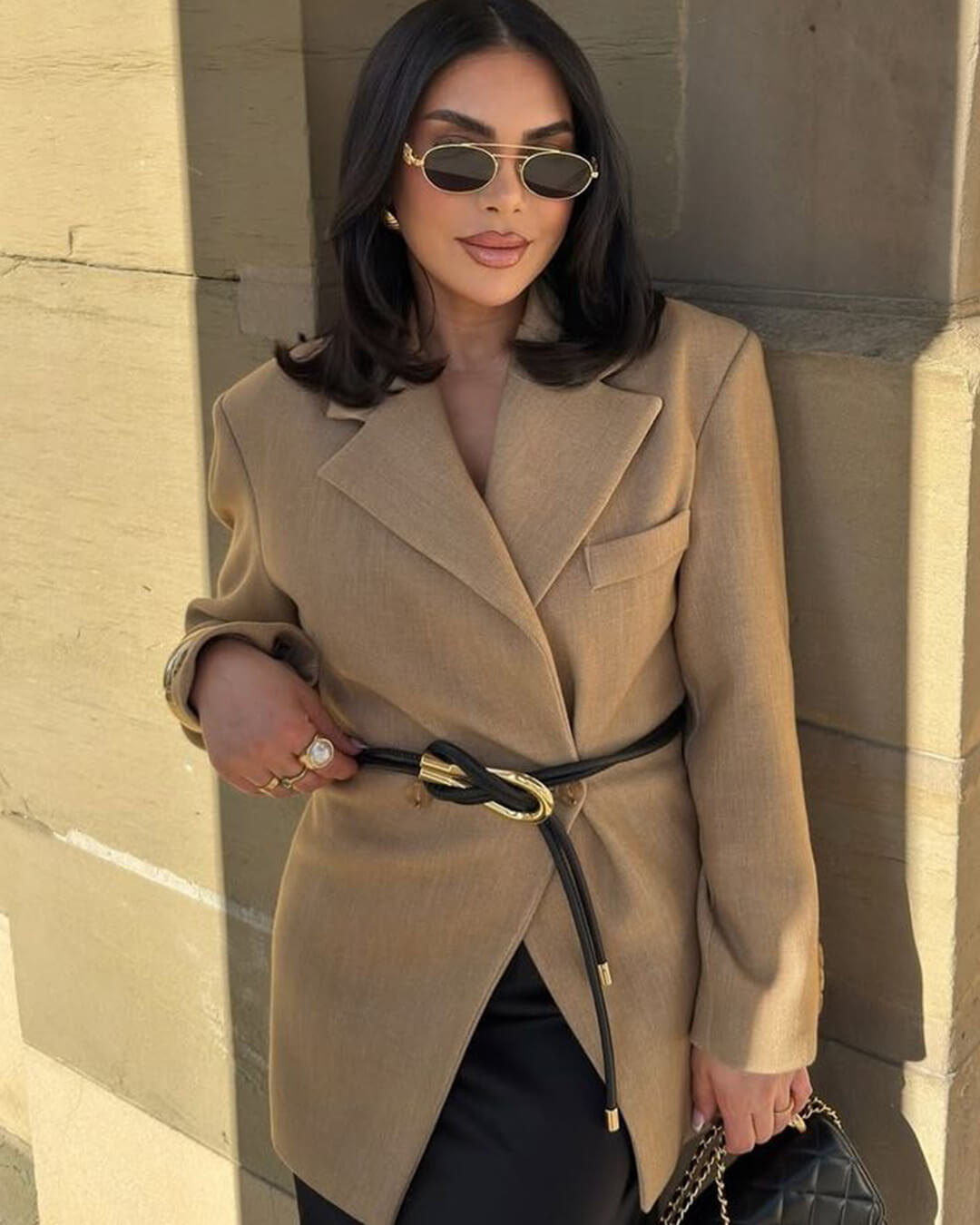 Myrna getailleerde blazer met reverskraag