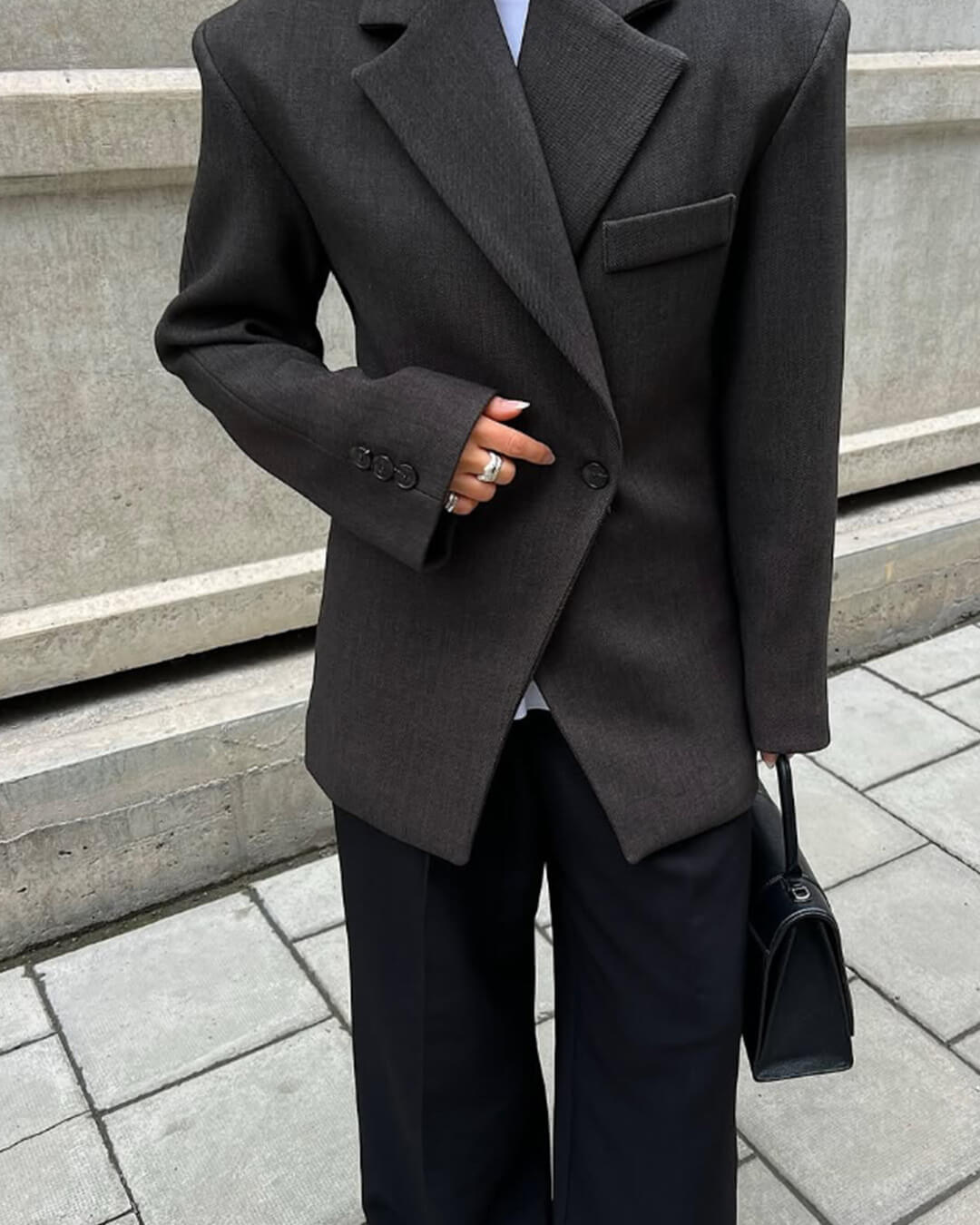 Myrna getailleerde blazer met reverskraag
