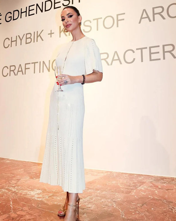 Nancy Bodycon Knitted Maxi Dress