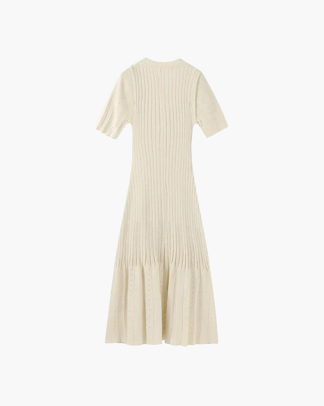 Nancy figurbetontes gestricktes Maxikleid