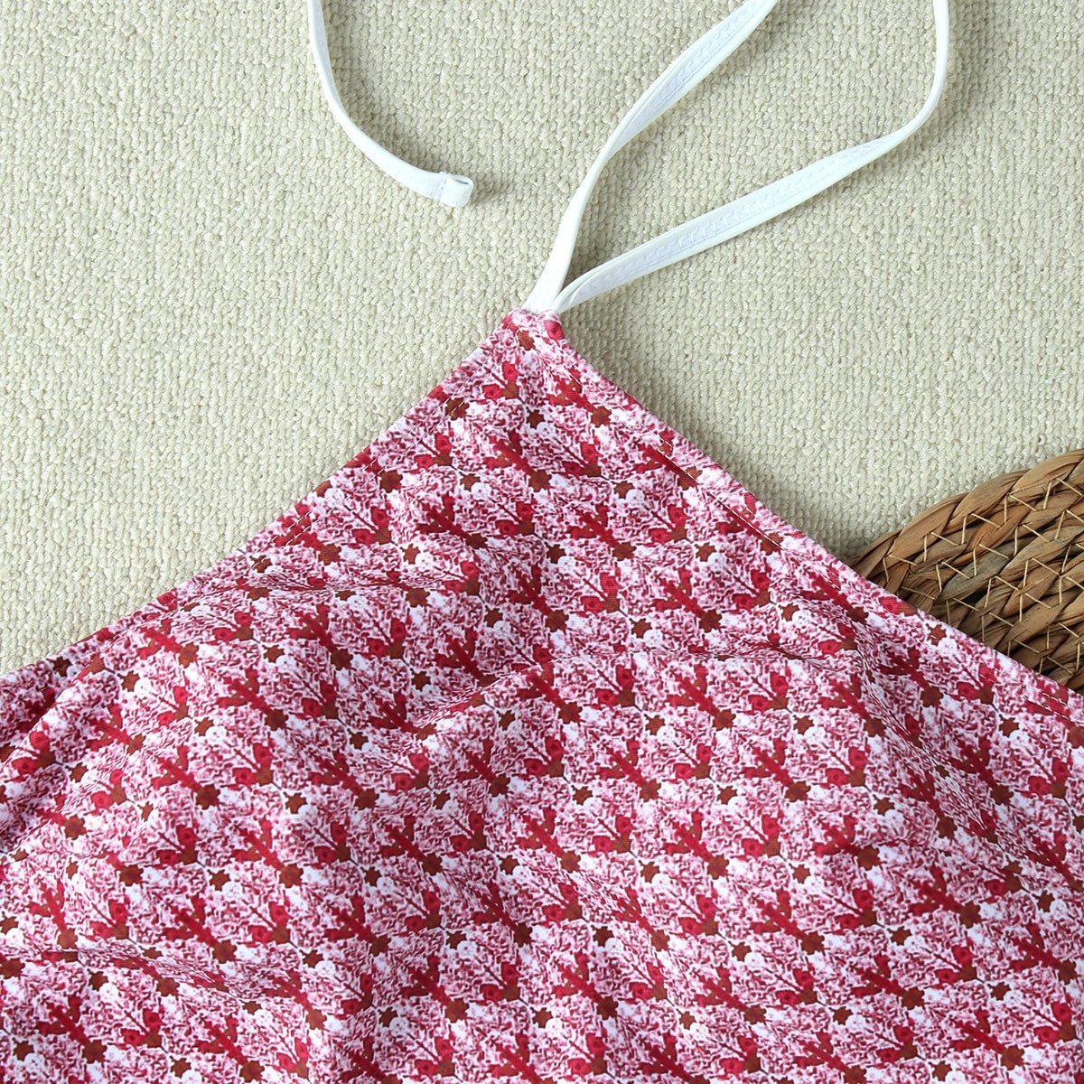 Ensemble bikini trois pièces à col montant Natalie