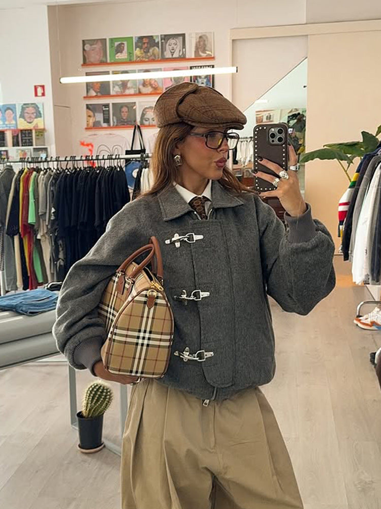 Tove Kurze Jacke mit Schließen