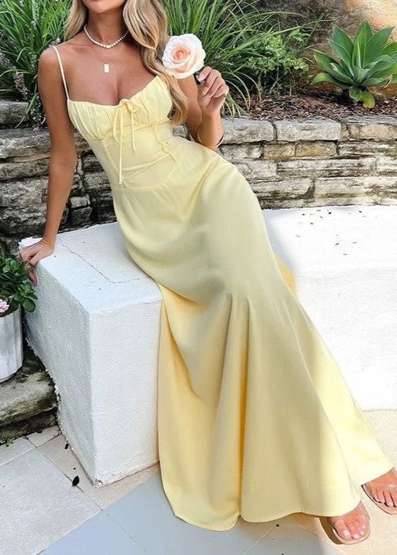 Odile Maxikleid mit Korsagenoberteil