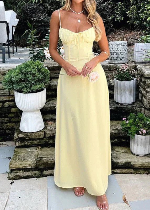 Odile Maxikleid mit Korsagenoberteil