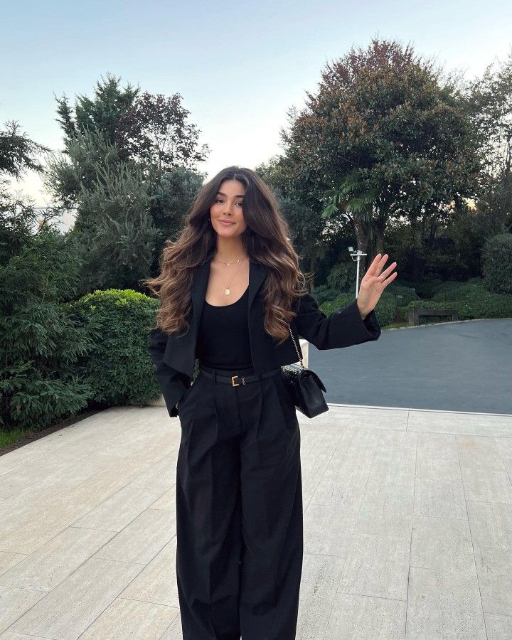 Chaqueta de traje corta y acolchada Olga