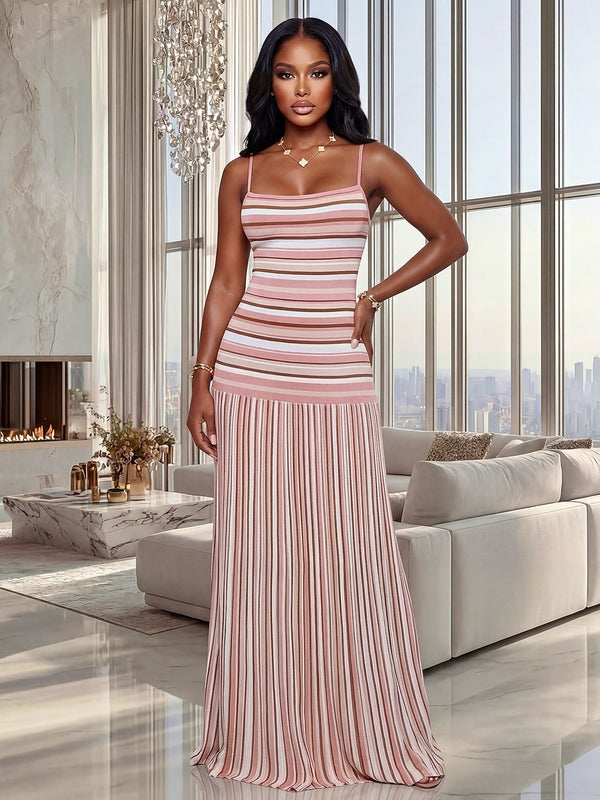 Olivia Striped Cami Maxi Dress