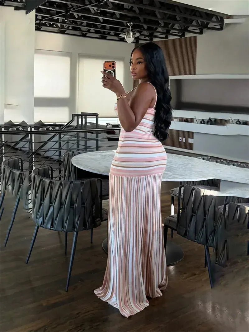 Olivia Striped Cami Maxi Dress