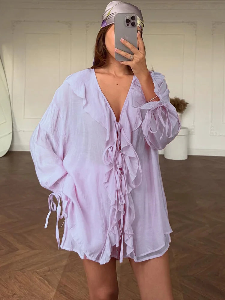 Oversized Ruffle Set