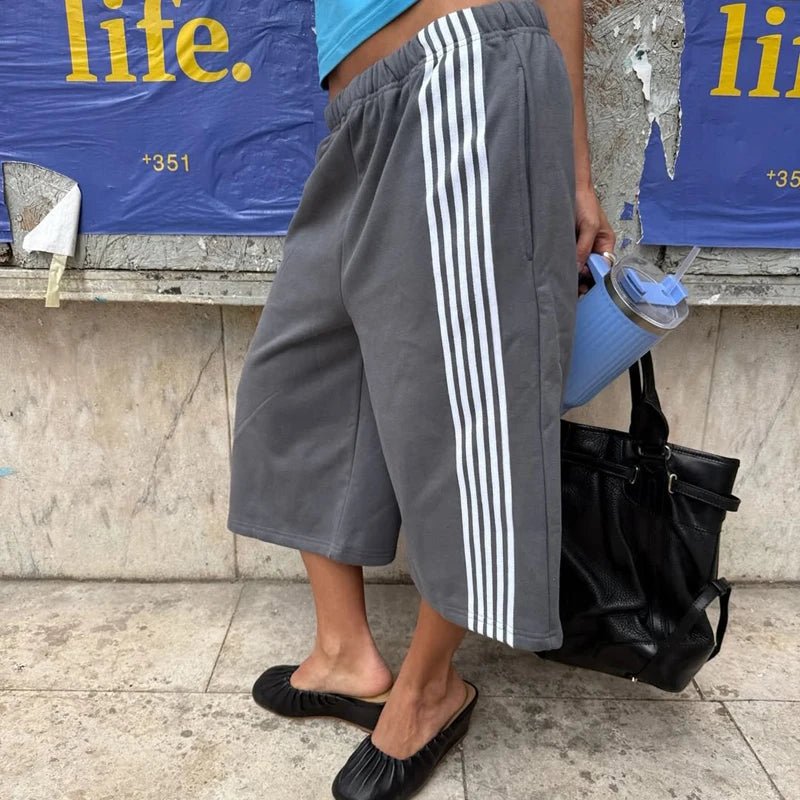 Pixie vintagejoggers i ledig bermudamodell