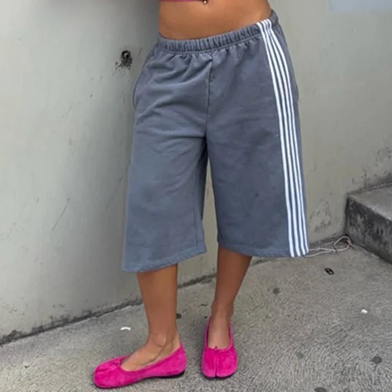 Pixie vintagejoggers i ledig bermudamodell