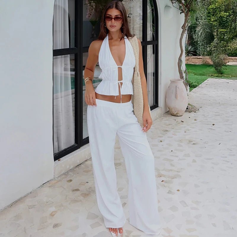 Renata Halter Cotton Two-Piece Set