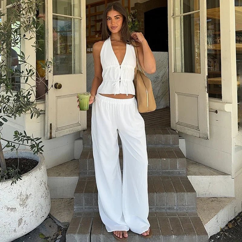 Renata Halter Cotton Two-Piece Set