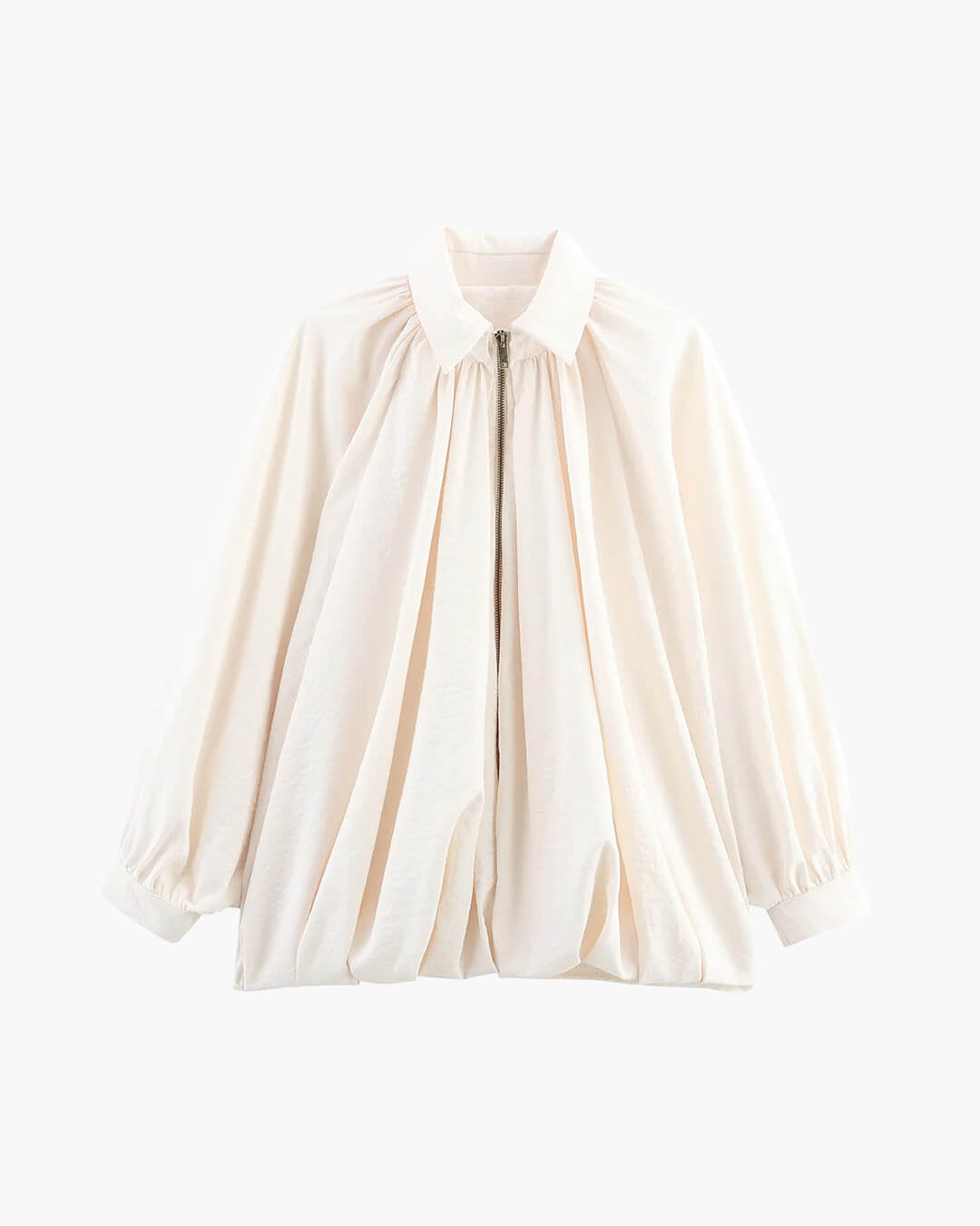 Giacca plissettata con zip Ritchel