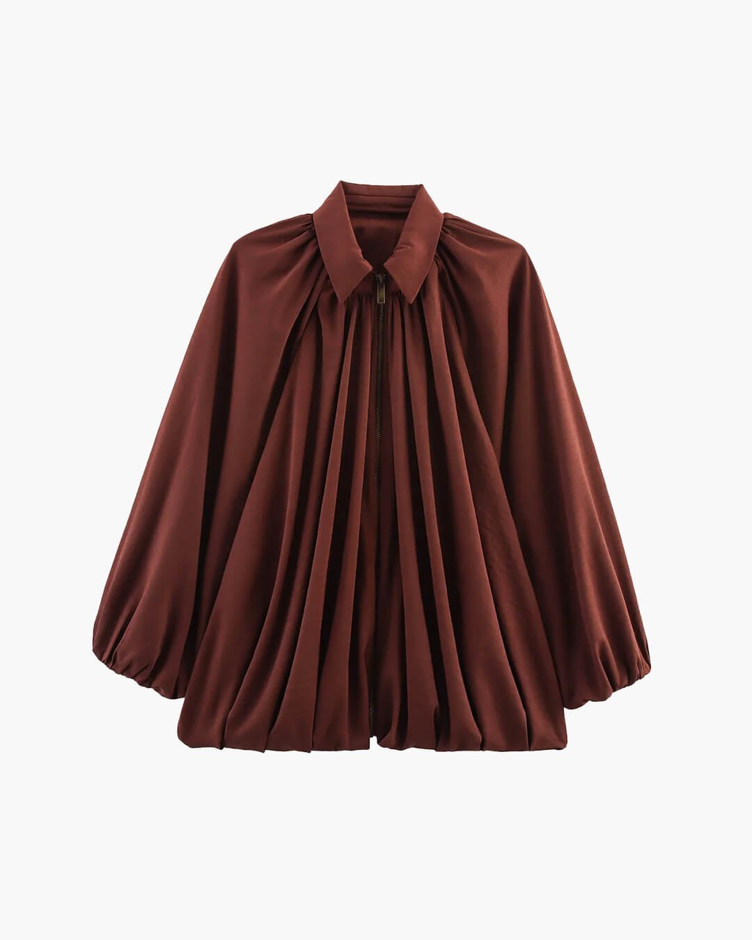 Giacca plissettata con zip Ritchel