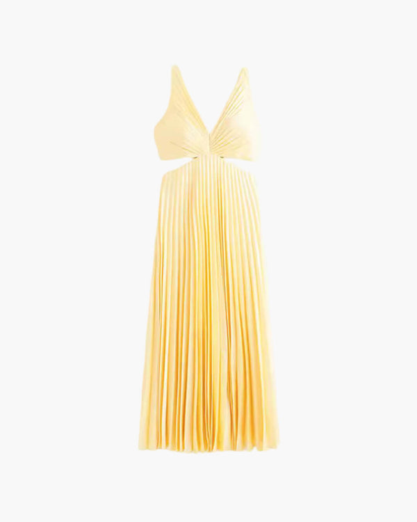 Rona V-Neck Cutout Sleeveless Maxi Dress