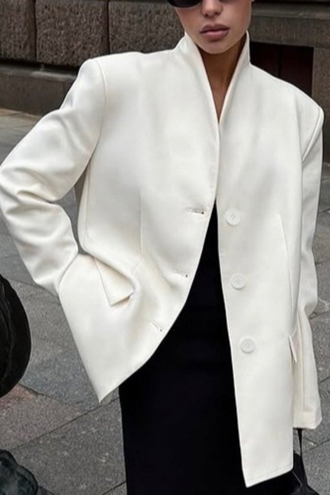Blazer con collo rialzato Roxie