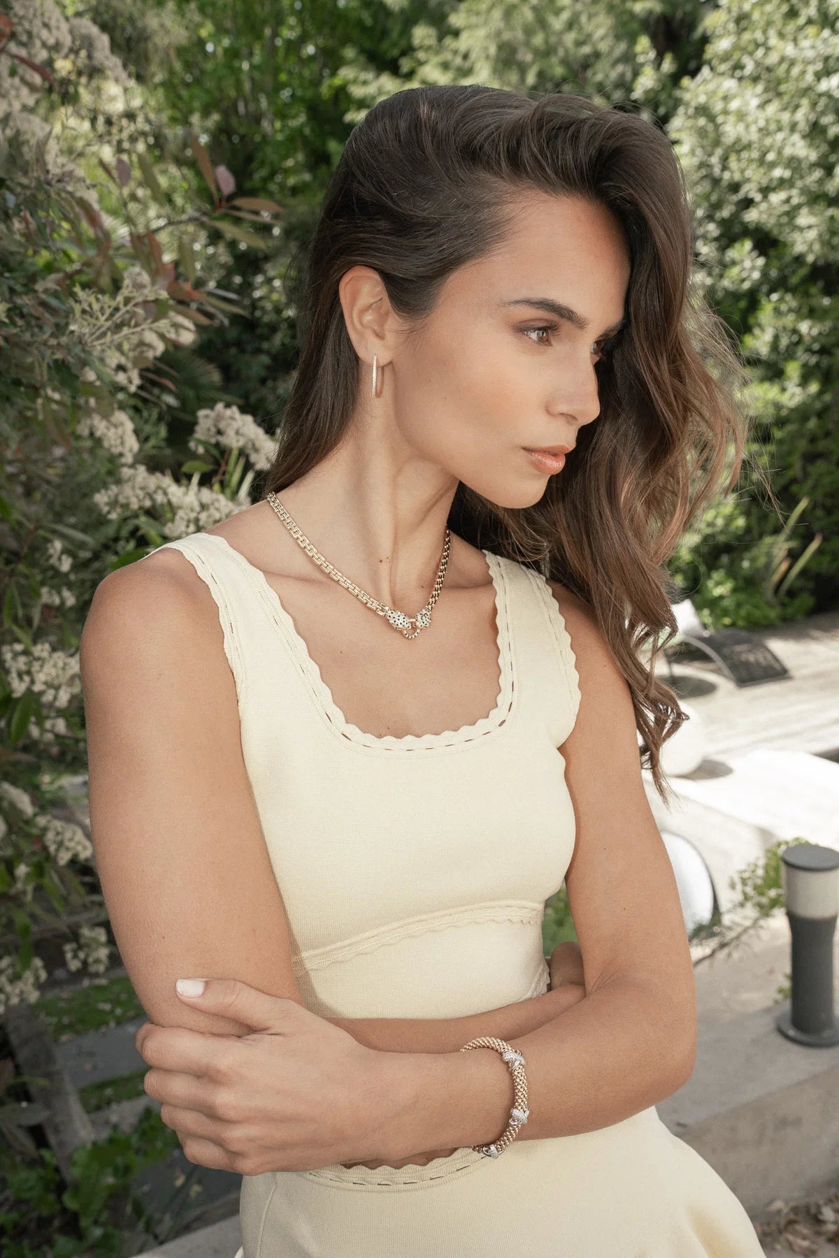 Conjunto de falda de punto acanalado Ruth