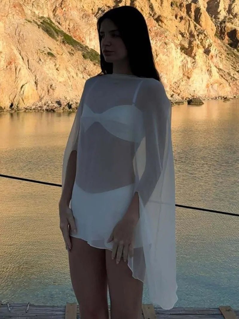 Cache-maillot ample type blouse Samantha