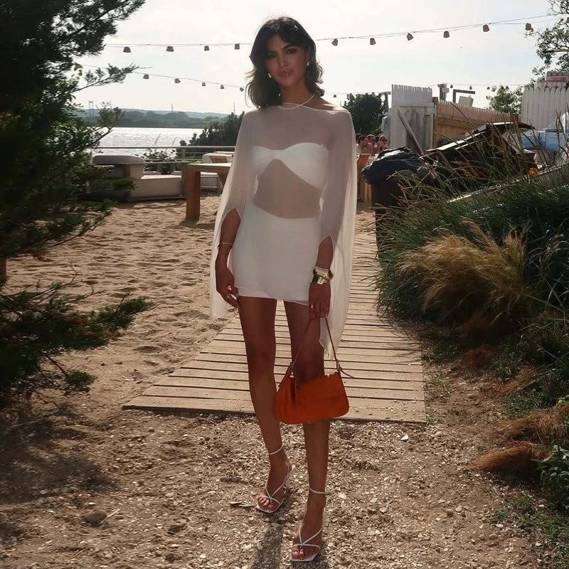Cache-maillot ample type blouse Samantha