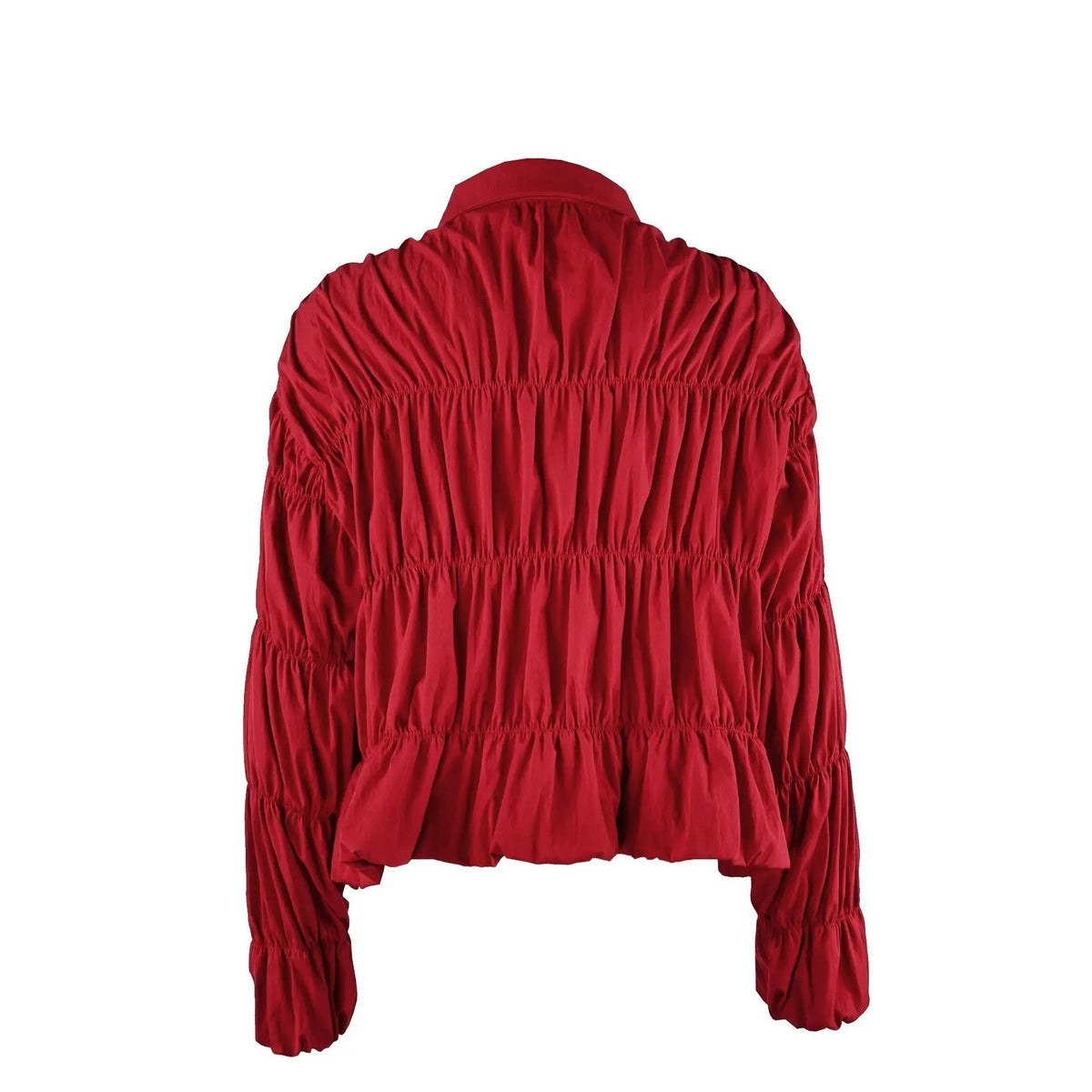 Sarah jack met rimpeldetails en rits