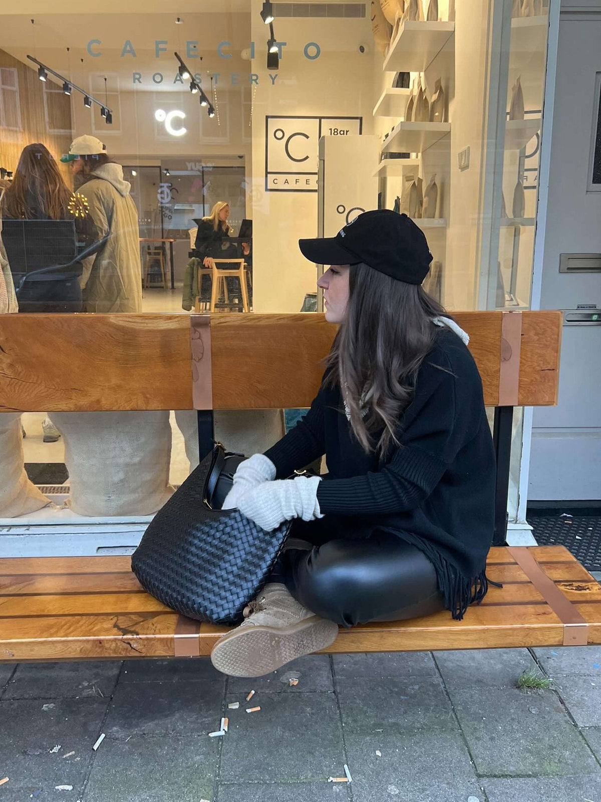 Scarlett Geflochtene Tote-Bag
