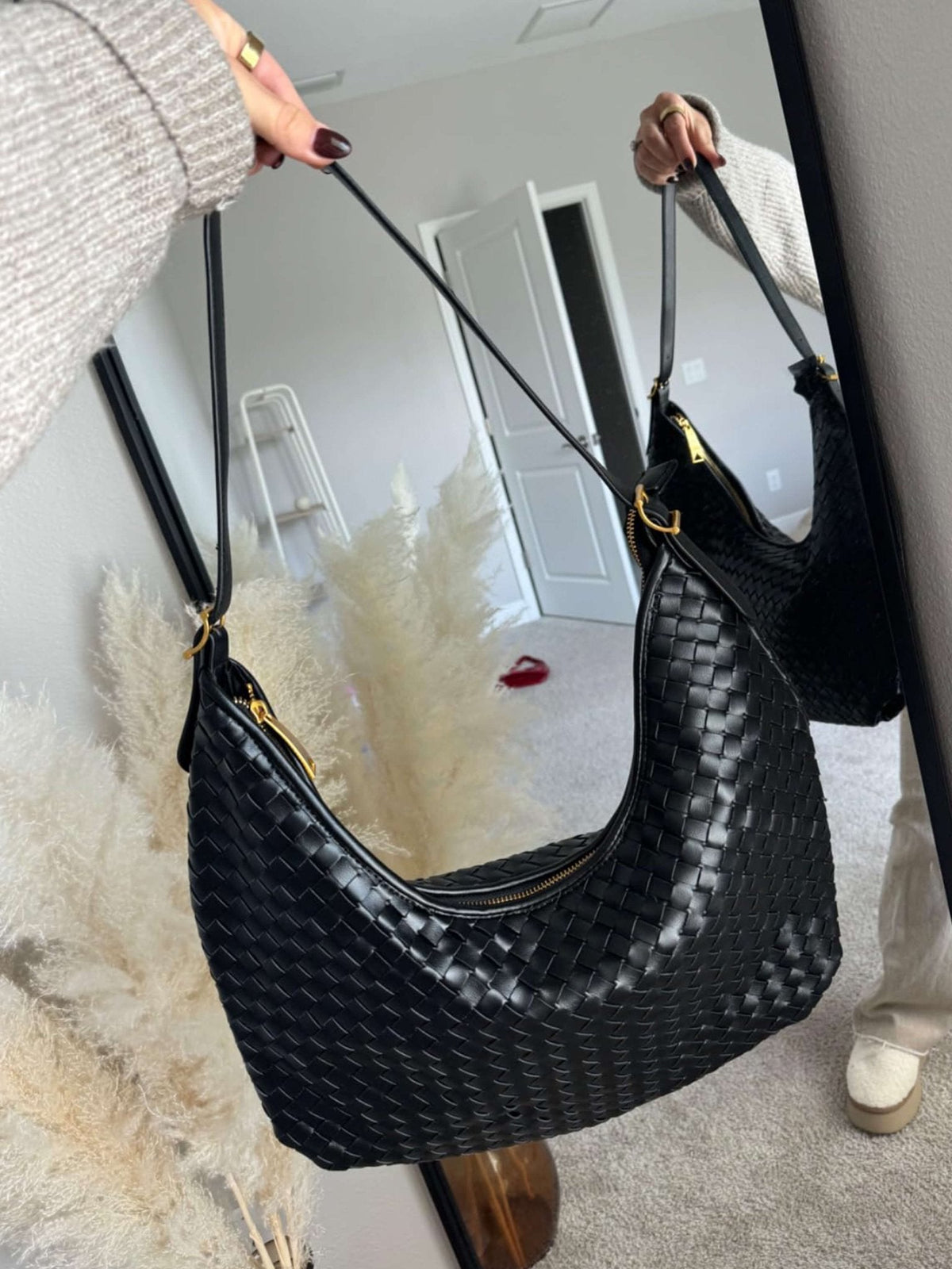 Scarlett Geflochtene Tote-Bag