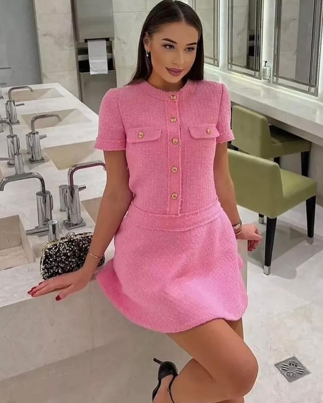 Serena Tailliertes Sommerkleid