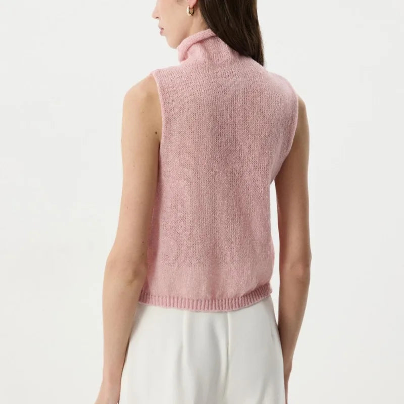 Doorschijnende oversized trui met uitsnijding