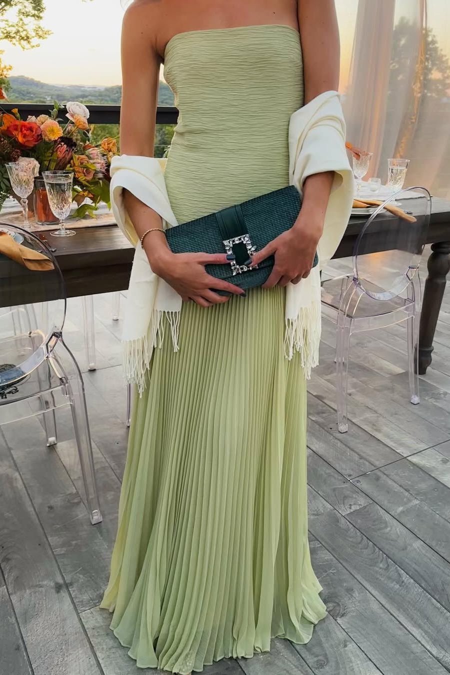 Skyla Strapless Maxi Dress