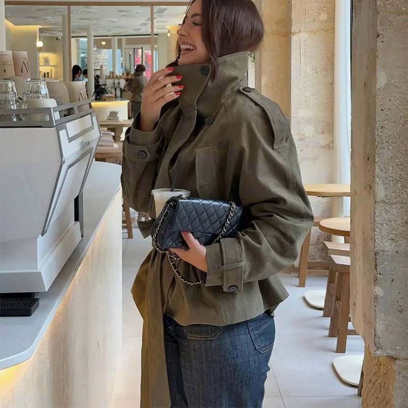 Sophia trenchcoat med bælte