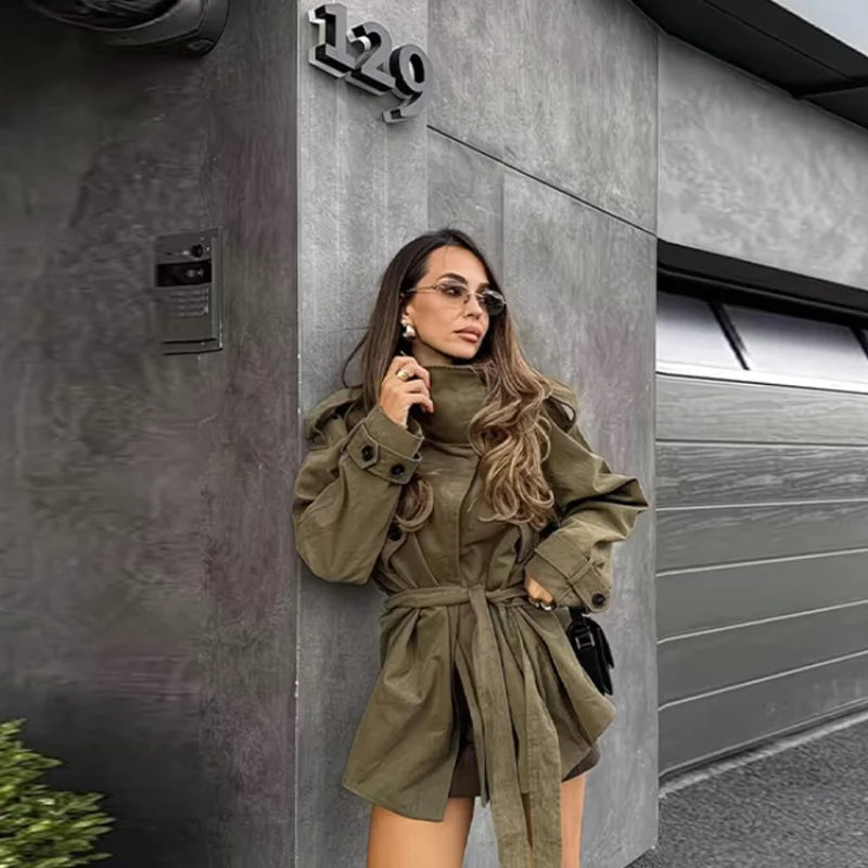 Sophia trenchcoat med bælte