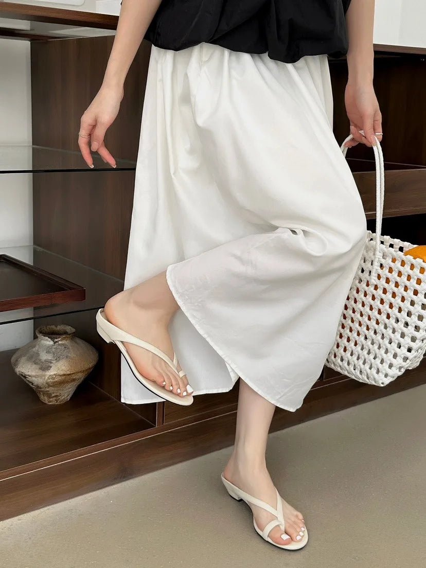 Zapatilla plana con puntera de clip Sophia