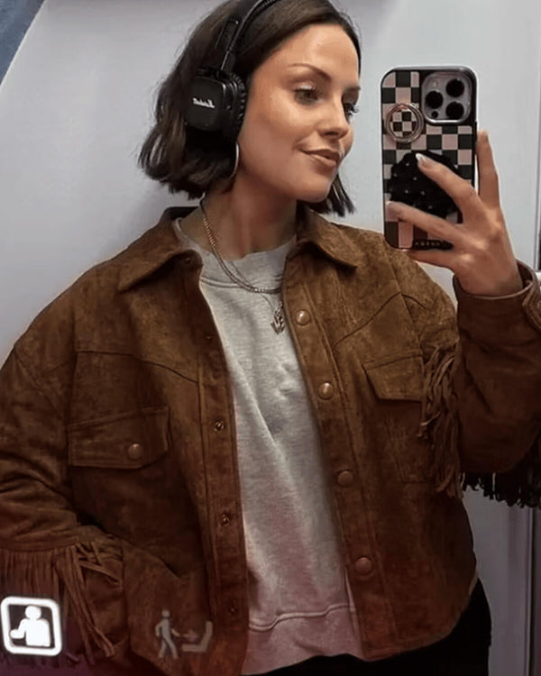 Sophia Tassel Suede Jacket