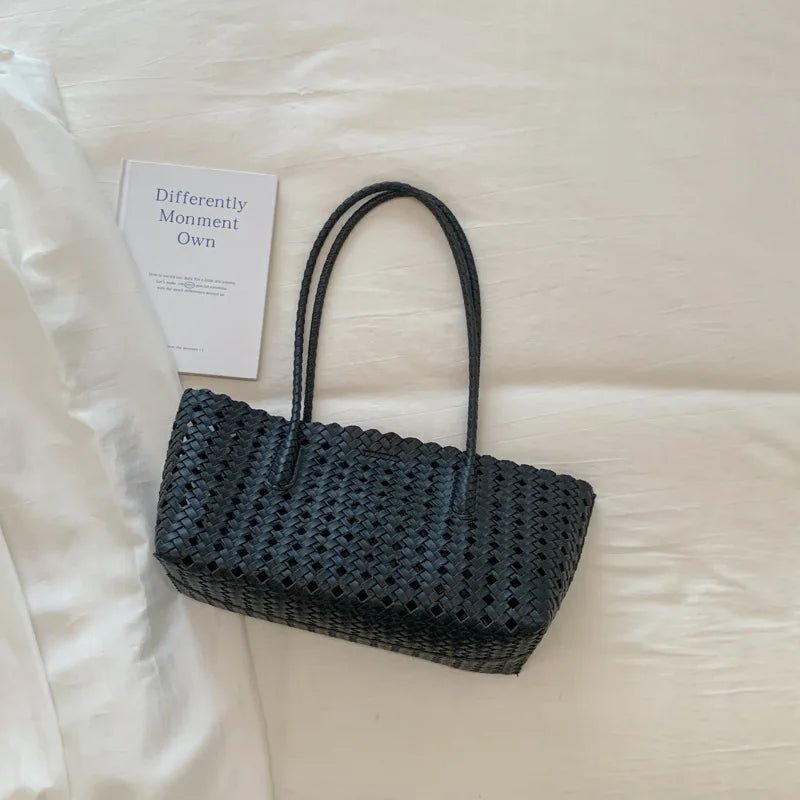 Bolso de hombro tejido Sophia