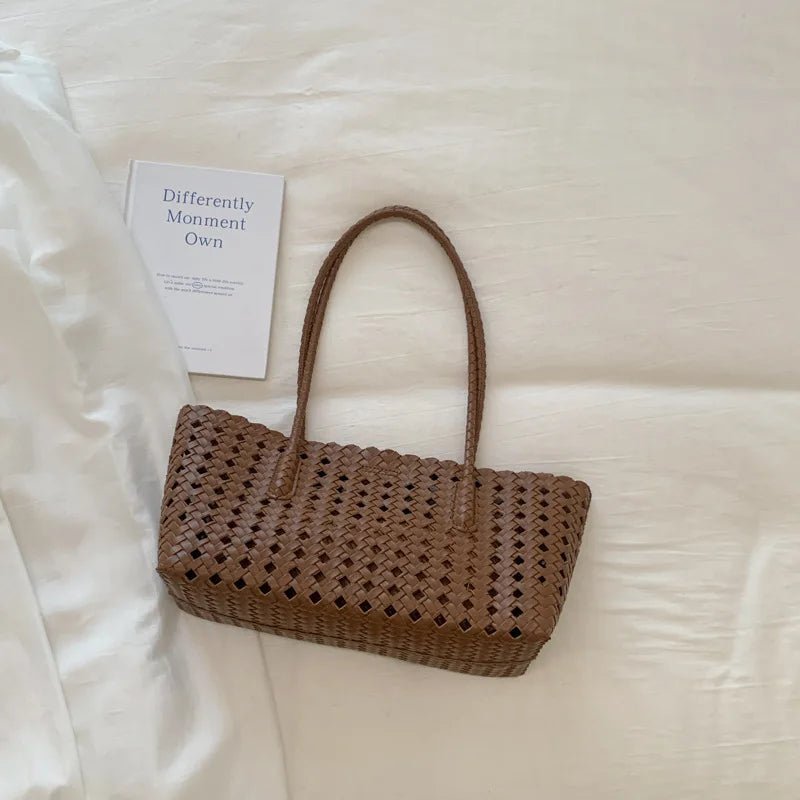Bolso de hombro tejido Sophia